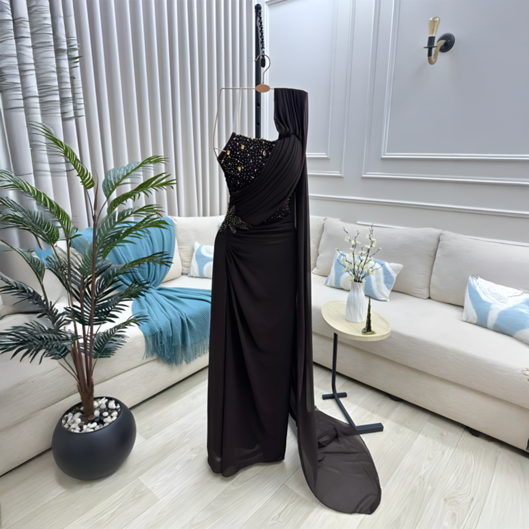 فستان سهره بني - الصورة 3