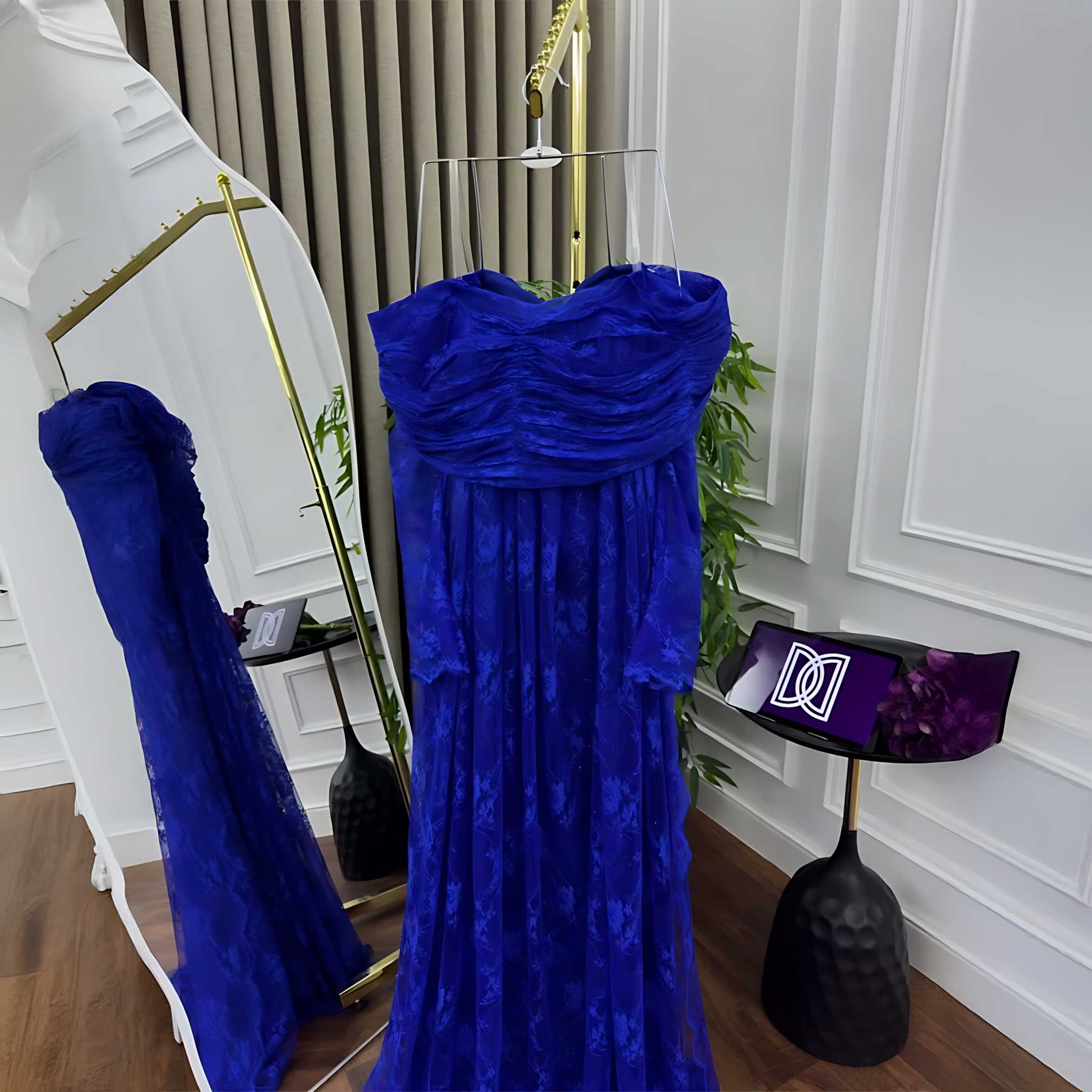 فستان ازرق ملكي - الصورة 2