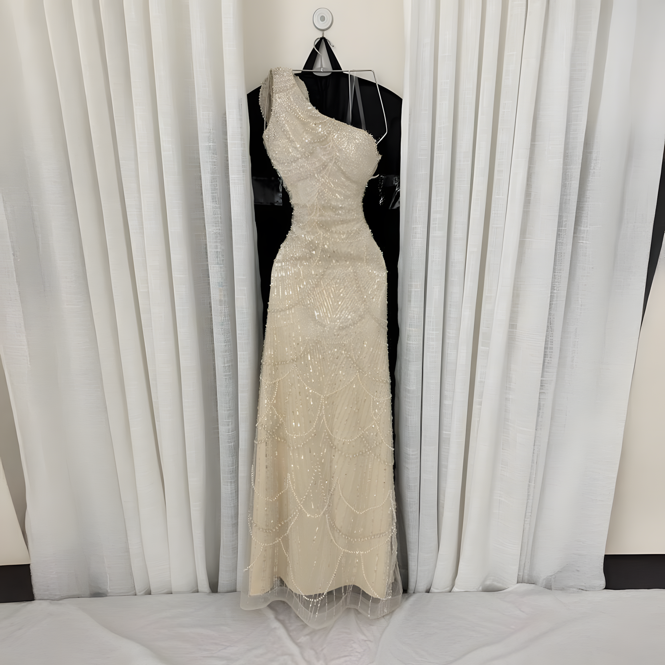 فستان سهره بيج - الصورة 5