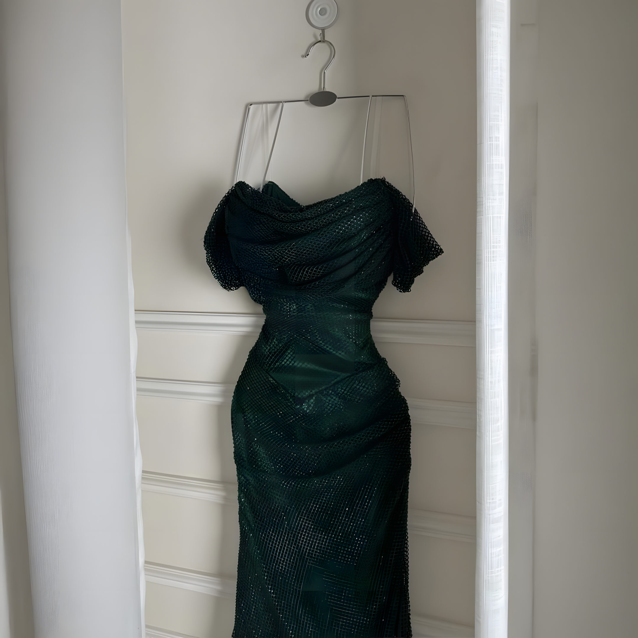 فستان سهرة اخضر - الصورة 2