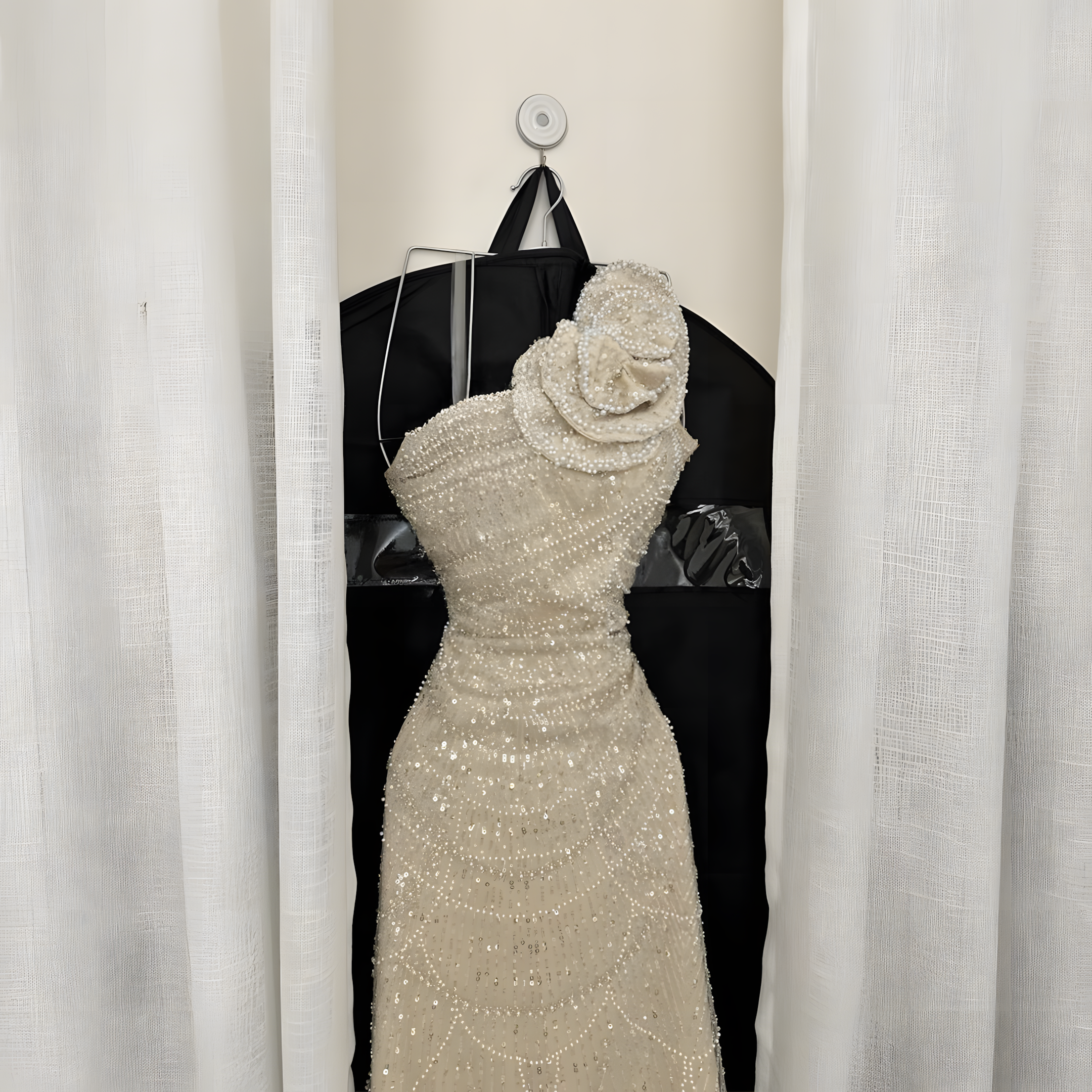 فستان سهره بيج - الصورة 4