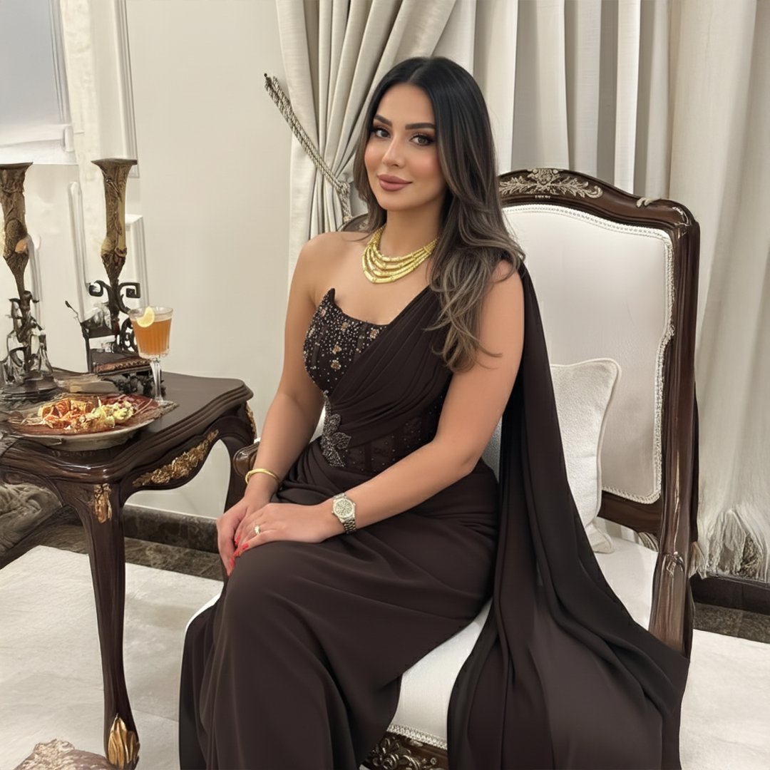 فستان سهره بني - الصورة 2