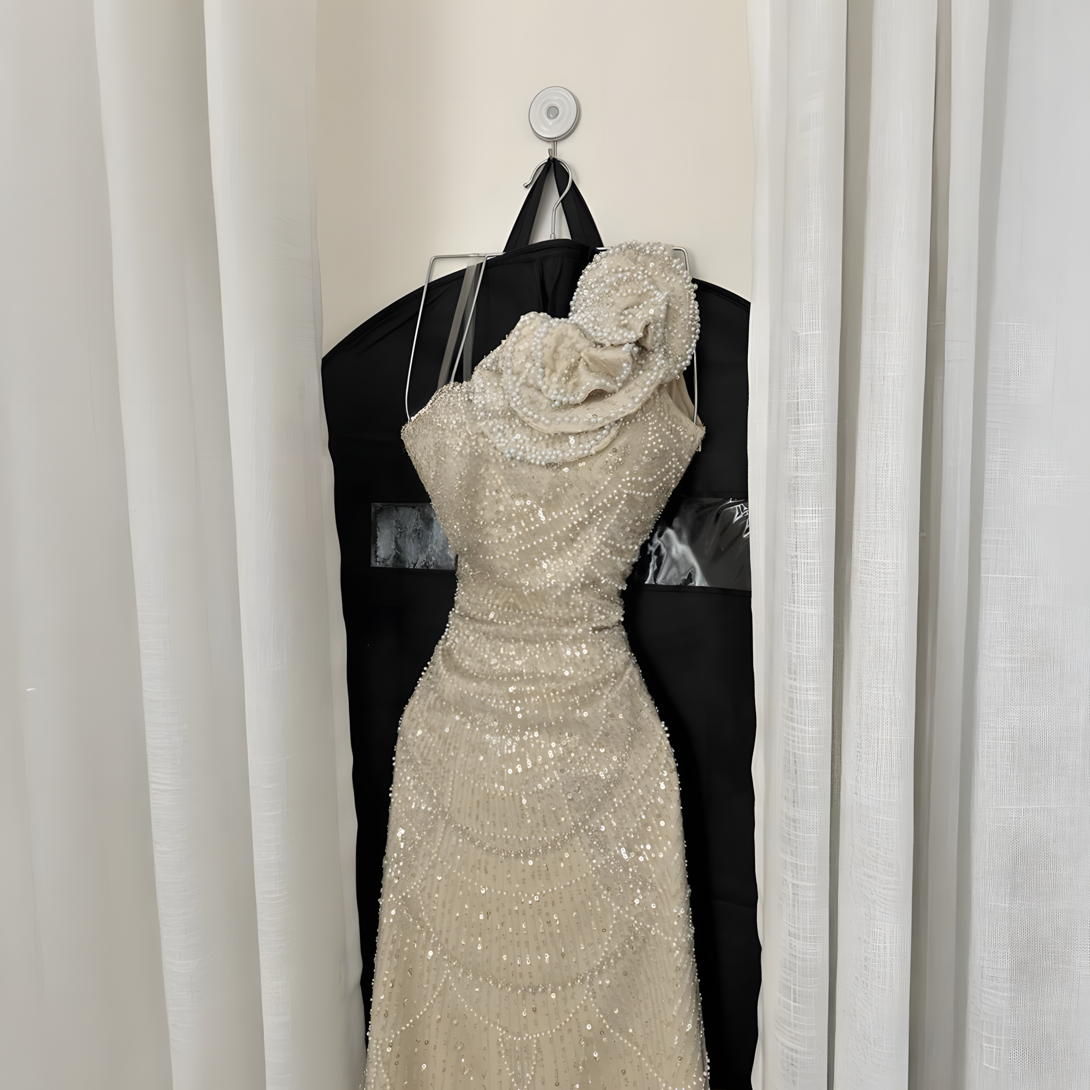 فستان سهره بيج - الصورة 3