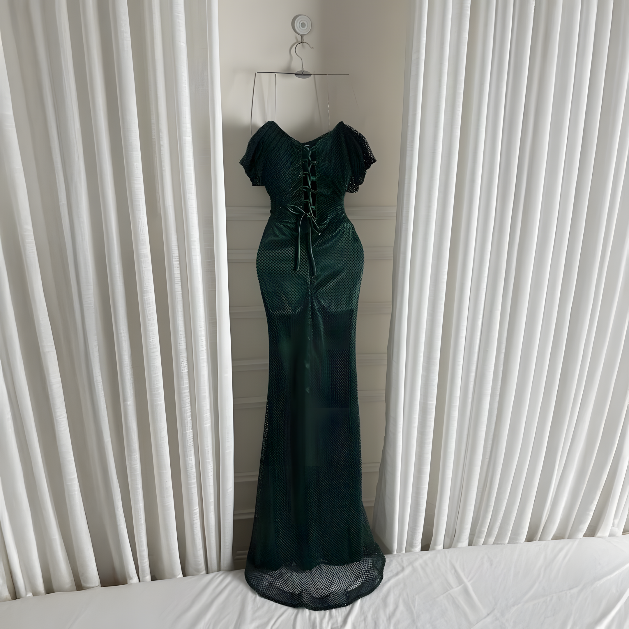 فستان سهرة اخضر - الصورة 6