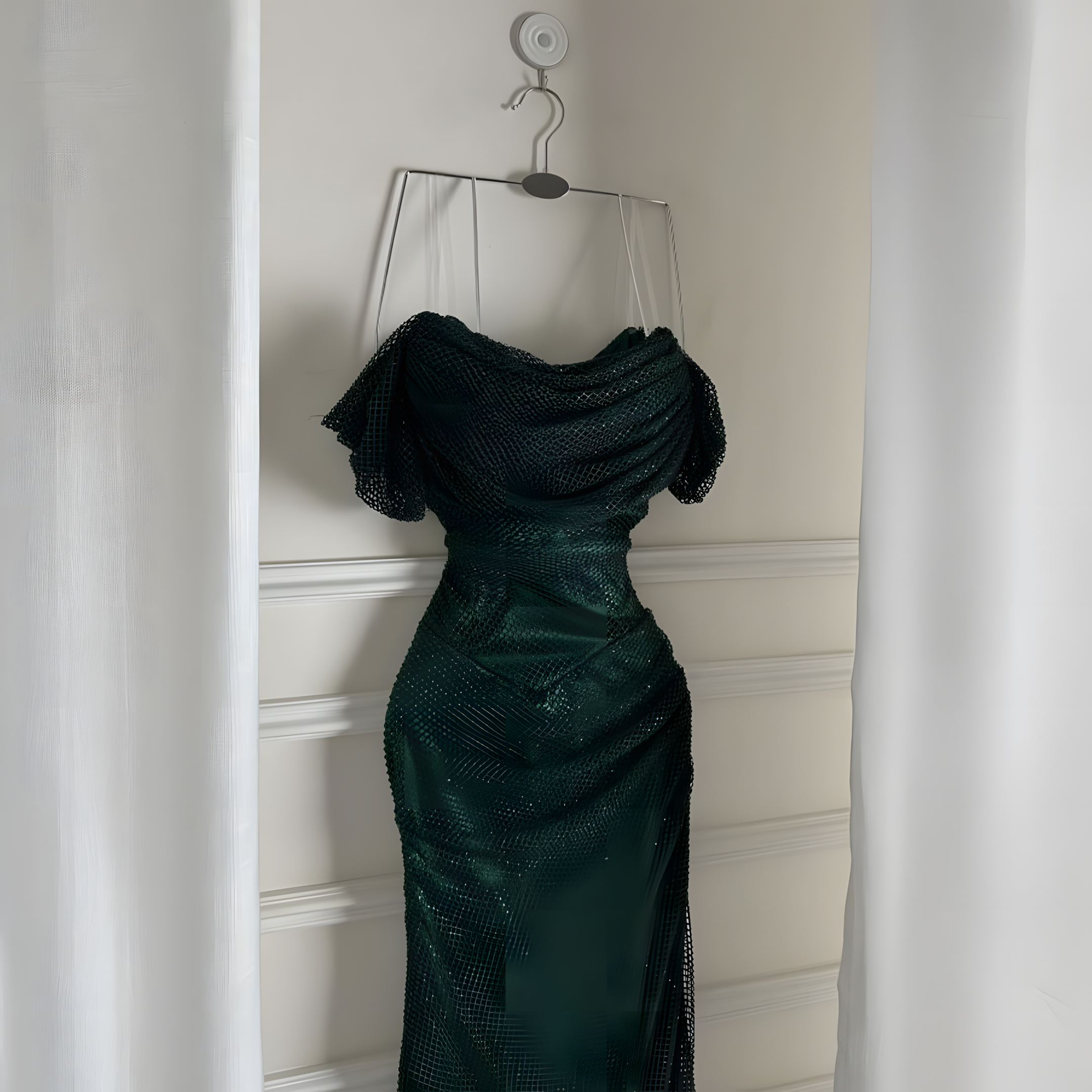 فستان سهرة اخضر - الصورة 5