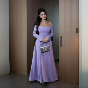 فستان سهره ارجواني