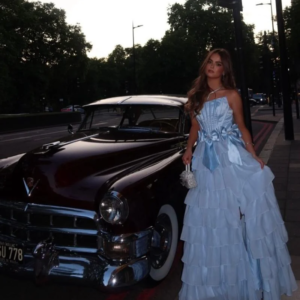 فستان سهره السماوي الفاخر