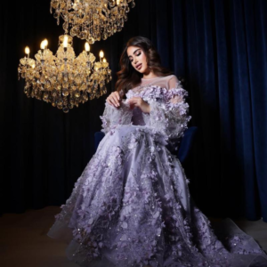 فستان لافندر فاتح