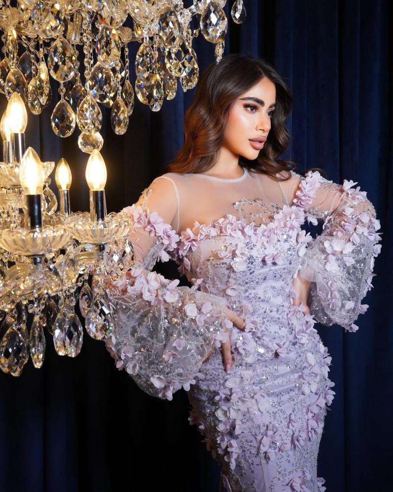 فستان لافندر فاتح - الصورة 2