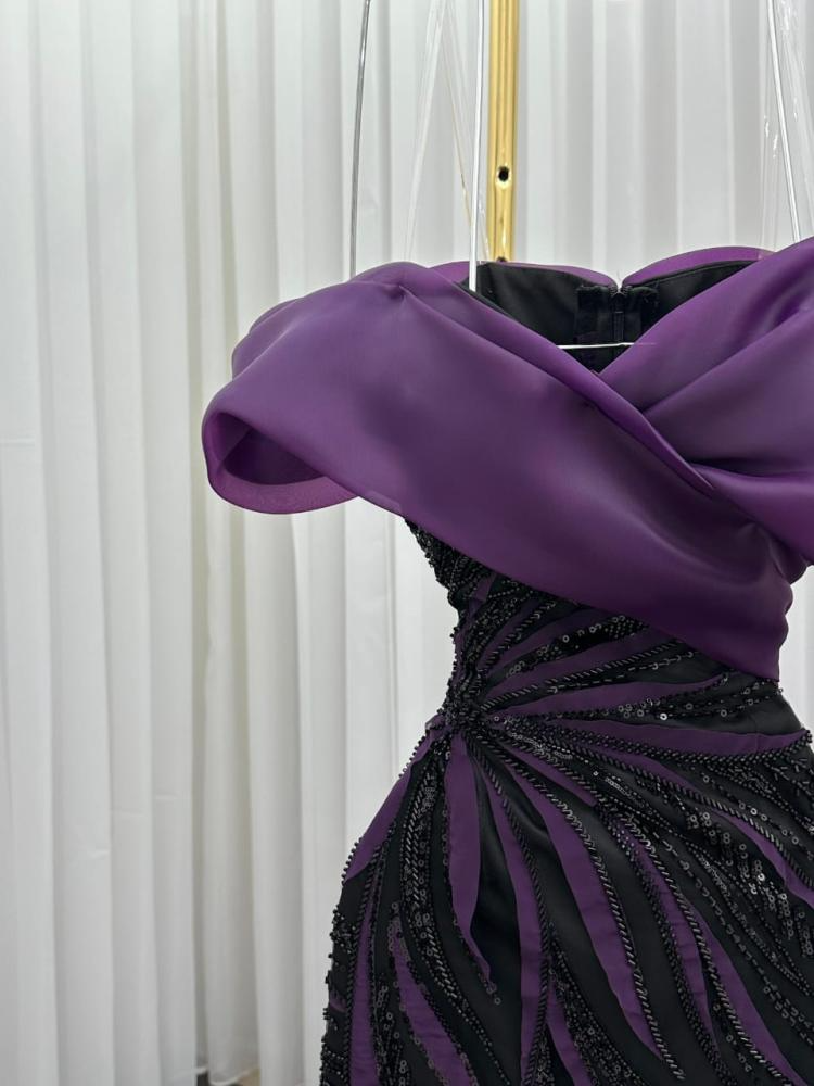 فستان سهره أرجواني - الصورة 3