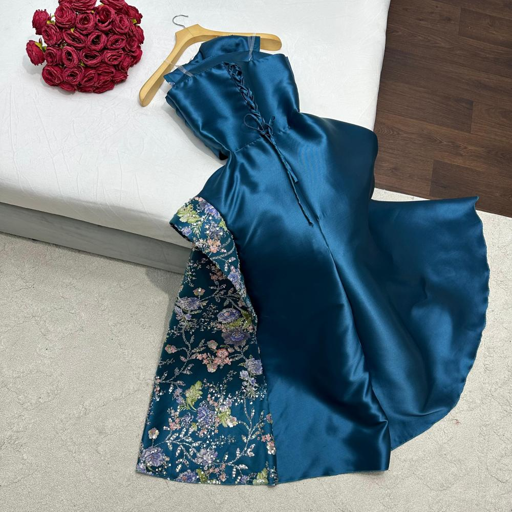 فستان سهره تركوازي - الصورة 6